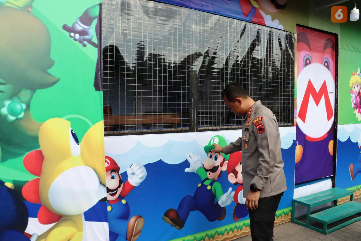 Unik Pospam Lebaran di Sukoharjo ini Bertema Tokoh Kartun
