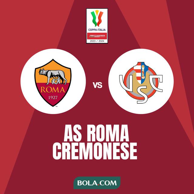 Coppa italia - AS Roma Vs Cremonese