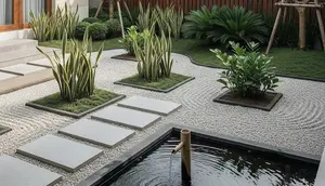 9 Tips Membuat Taman Kering yang Tetap Sejuk Meski Minim Tanaman