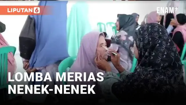 VIDEO: Lomba Merias Nenek-Nenek Penuh Kejutan dan Keceriaan di Tasikmalaya
