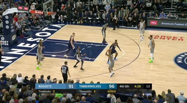 Berita video game recap NBA 2017-2018 antara Minnesota Timberwolves melawan Denver Nuggets dengan skor 112-106.