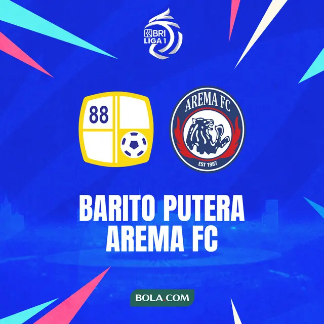 BRI Liga 1 - Barito Putera Vs Arema FC