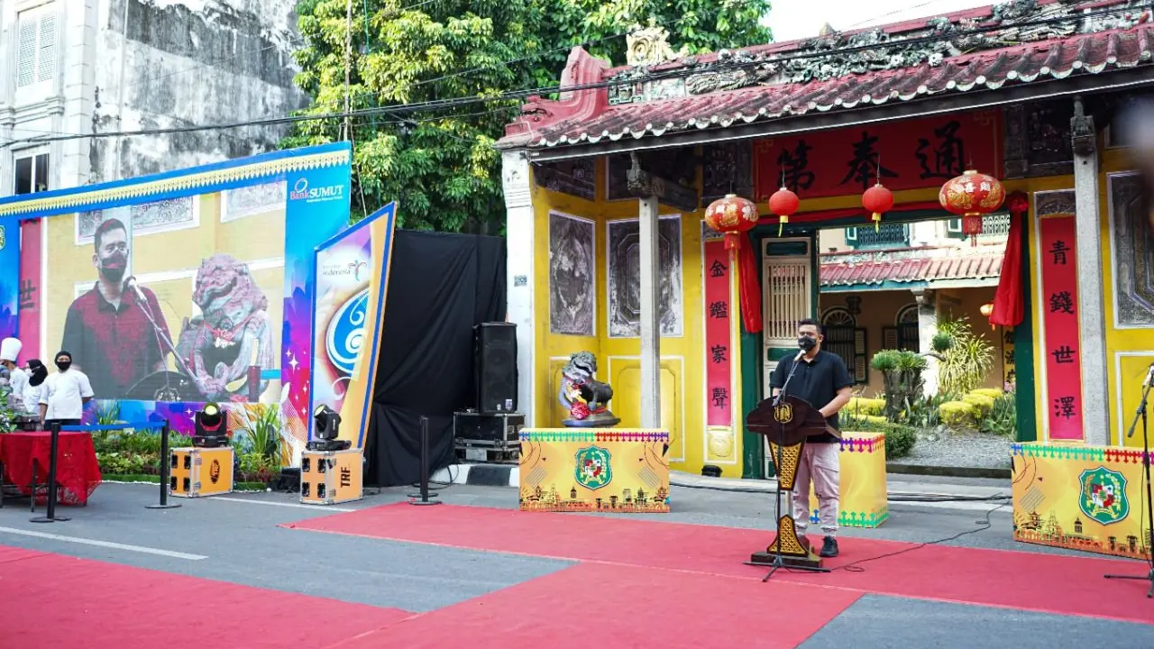 Wali Kota Medan Bobby Nasution ingin mengembalikan kejayaan Kota Medan dengan melakukan revitalisasi kawasan kota lama Kesawan.