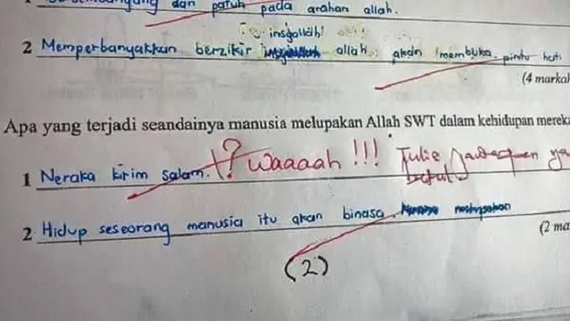 Ini Jawaban Kocak Saat Ujian yang Bikin Kamu Gagal Paham