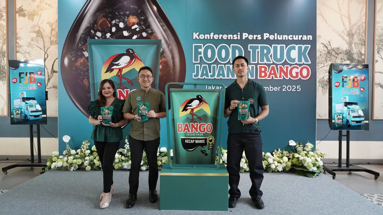 Konferensi pers peluncuran food truck jajanan Bango