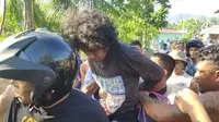 Karimu, Kolor Ijo Gorontalo yang kerap meresahkan warga saat diringkus (Arfandi Ibrahim/Liputan6.com)