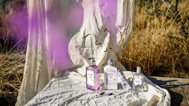 Rangkaian perawatan tubuh White Lavender dari L'occitane