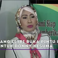 Istri Donny Kesuma tidak menutup pintu maaf untuk suaminya.
