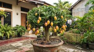 7 Cara Membuat Pohon Mangga Mini dalam Pot yang Cepat Berbuah Lebat, Cocok untuk Lahan Sempit