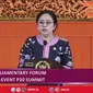 Ketua DPR RI Puan Maharani dalam Parliamentary Forum in the Context of the G20 Parliamentary Speaker's Summit (P20) pada Rabu (5/10/2022).