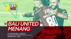 Berita video Time Out Shopee Liga 1 2020 kali ini membahas salah satu pertandingan pada pekan ketiga yaitu antara Bali United melawan Madura United.