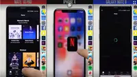 Huawei Mate 10 Pro vs iPhone X vs Samsung Galaxy Note 8, kencang mana? (Foto: PhoneBuff)