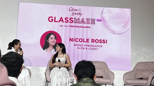 Aktris Nicole Rossi, Brand Ambassador Glow & Lovely