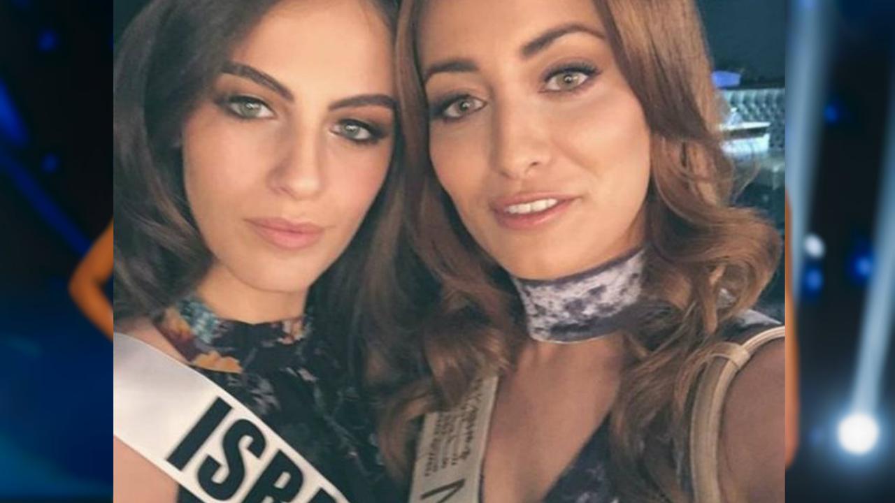 Kehebohan terjadi saat foto Miss Irak, Sarah Eedan dan Miss Israel, Adar Gandelsman tersebar di dunia maya.