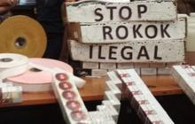 Lebih dari 1 Juta Batang Rokok Ilegal Gagal Diedarkan