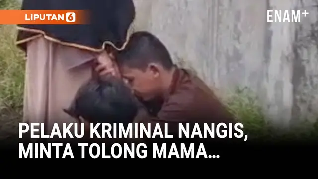 Pelaku Kriminal Di Banten Nangis, Minta Tolong Mama...