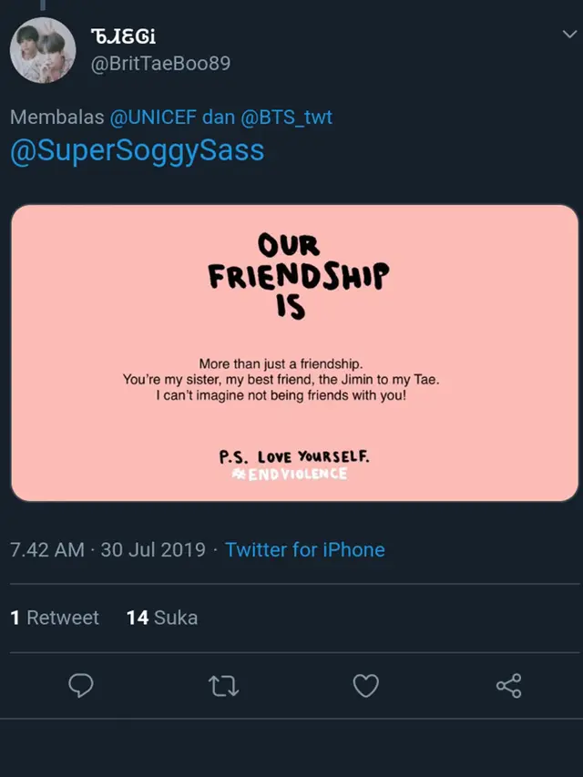 Template #FriendshipDay #EndViolence