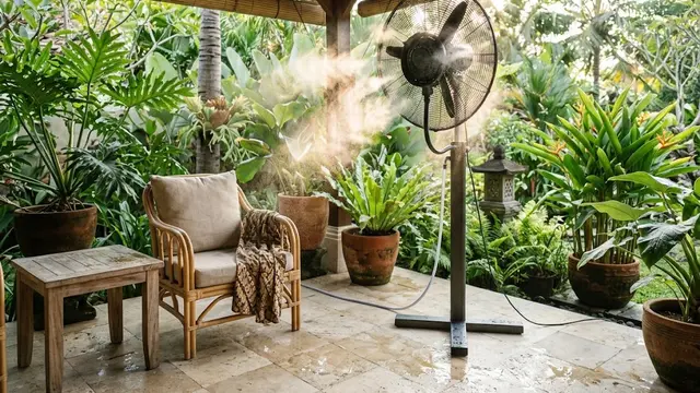 Misty Fan, Memberikan Sensasi Sejuk dengan Kabut Halus