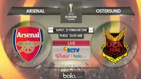 Liga Europa_Arsenal Vs Ostersund (Bola.com/Adreanus Titus)