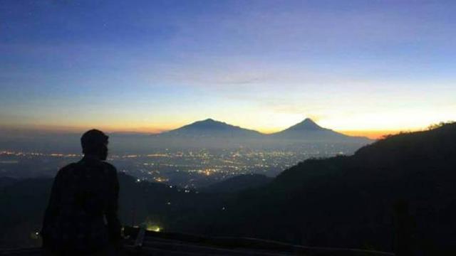 Bukit Ngisis Nglinggo Sensasi Sunrise Sembari Minum Teh Lokal