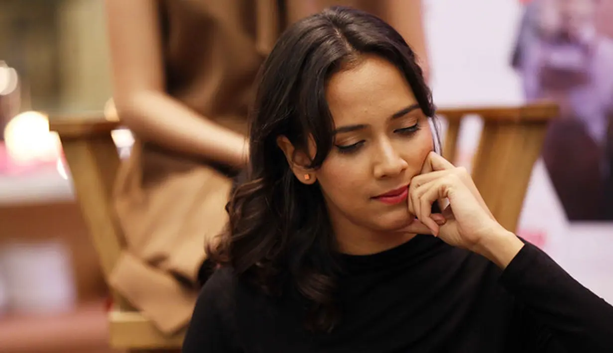 Dengan adanya film ini Nadine Alexandra berharap agar semakin banyak orang yang menonton film Filosofi Kopi dan juga tingkat kepedulian terhadap para petani kopi semakin lebih tinggi lagi. (Nurwahyunan/Bintang.com)