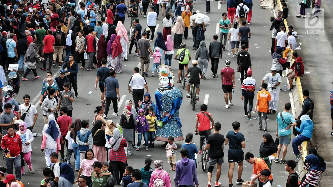 Suasana Car Free Day Akhir Tahun 2018