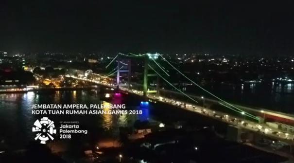 Berita Video Jembatan Ampera Palembang Jadi Daya Tarik Asian Games 2018
