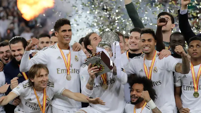 Real Madrid Raih Juara Piala Super Spanyol