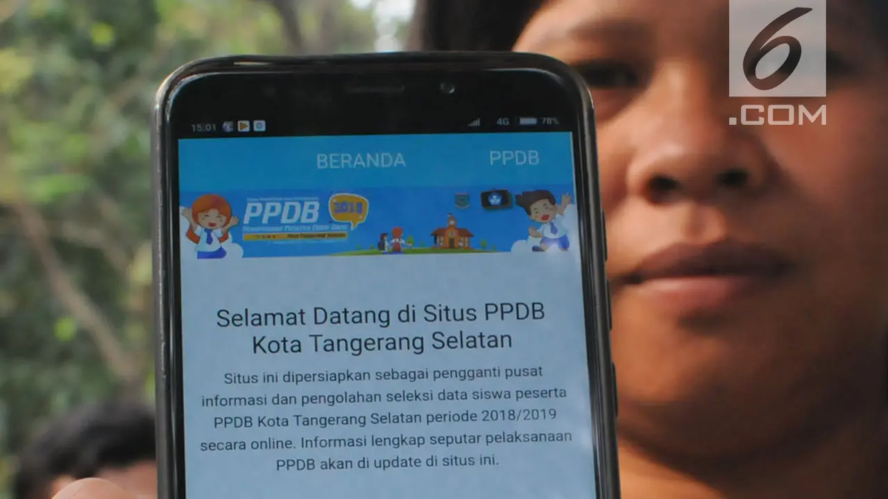 Penerimaan Peserta Didik Baru (PPDB) Tangsel Eror