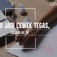 Trik jadi cewek tegas. (Fotografer: Adrian Putra, Digital Imaging: M. Iqbal Nurfajri/Bintang.com)