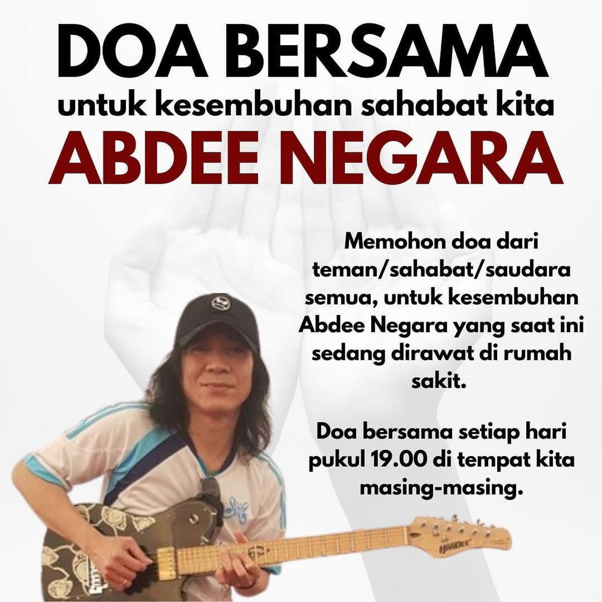 Sebulan Dirawat di Rumah Sakit, Kondisi Abdee Slank Menurun Akibat Serangan Autoimun