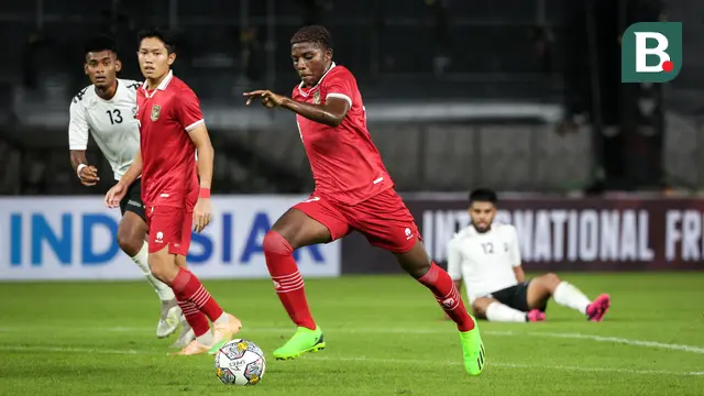 Foto: Aksi Hugo Samir yang Bikin Shin Tae-yong Kepincut pada Laga Uji Coba Timnas Indonesia, Digadang Bisa Tampil di Piala Dunia U-20?