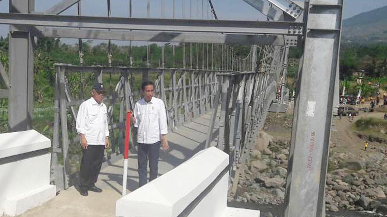 KemenPUPR Bangun Jembatan Gantung Mudahkan Masyarakat Temanggung