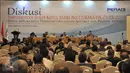 Suasana ruang diskusi di Hotel Crown Plaza, Jakarta, Jum'at (16/10/2015). Menurut Peradi surat keputusan yang dikeluarkan MA dapat mempengaruhi terhadap organisasi advokasi dan profesi advokat di Indonesia. (Liputan6.com/andrian martinus)