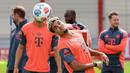 Tanpa membuang waktu, Winger berusia 28 tahun ini langsung bergabung dalam sesi latihan perdana bersama tim. (AFP/Alexandra Beier)