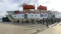 Kantor Kesyahbandaran dan Otoritas Pelabuhan (KSOP) Kelas II Teluk Palu meresmikan penggunaan kapal perintis baru, yakni KM Sabuk Nusantara 89. (Dok Kemenhub)