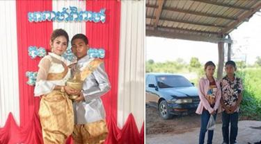 pengantin belia di Kamboja viral