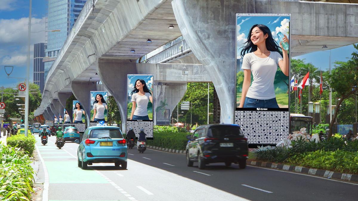 Aset Baru City Vision Sapa Jakarta, Iconic Satrio Digital Network Padukan Seni Visual dan Teknologi
