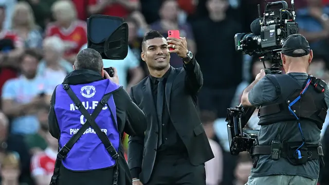 Manchester United Perkenalkan Casemiro di Old Trafford Sebelum Laga Lawan Liverpool