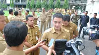 Gubernur Jambi Zumi Zola siap dites narkoba pertama, sedangkan Wali Kota Pontianak usulkan tes rambut. (Liputan6.com/Bangun Santoso)