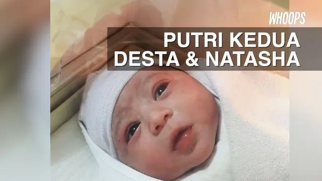 Pasangan selebriti Desta dan Natasha Rizky kembali dikaruniai buah hati yang kedua.