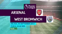 Premier League 2017 Arsenal vs West Bromwich Albion (Bola.com/Adreanus Titus)