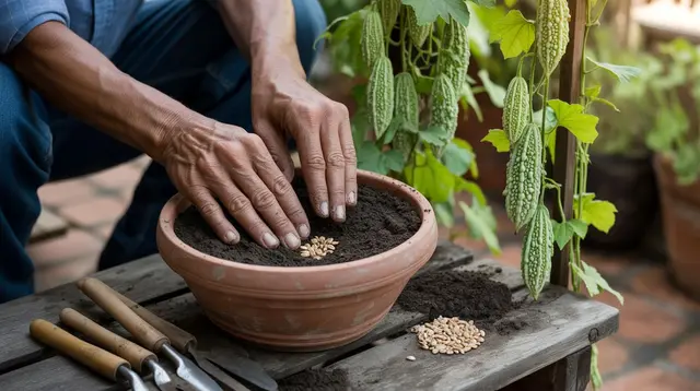Cara Menanam Pare dari Biji di Rumah, Panduan Lengkap hingga Panen Berbuah Lebat