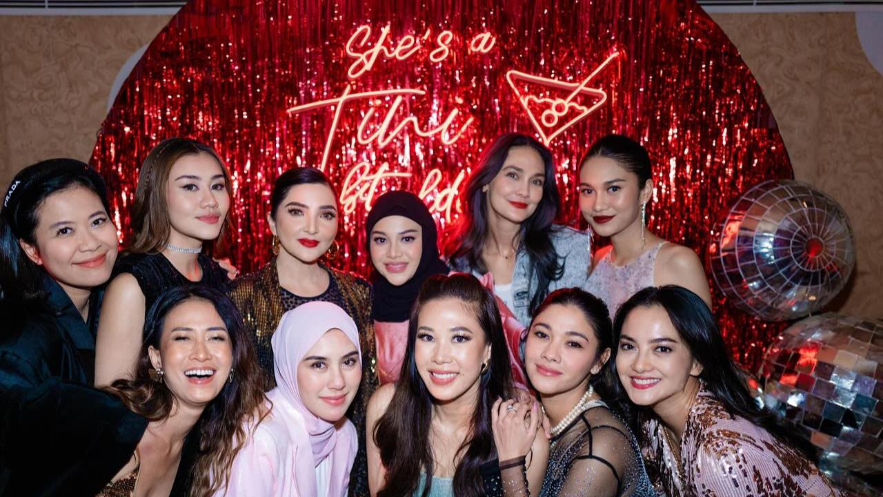 Outfit Selebriti di Ultah Marlene Hariman ke-40, Gaya Aurel Hermansyah dan Azizah Salsha Jadi Sorotan Publik