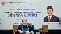 Focus Group Discussion soal inovasi pengolahan pangan lokal guna pengurangan food loss and waste (FLW) di Hotel Royal Ambarrukmo, Yogyakarta, DIY (Istimewa)
&nbsp;