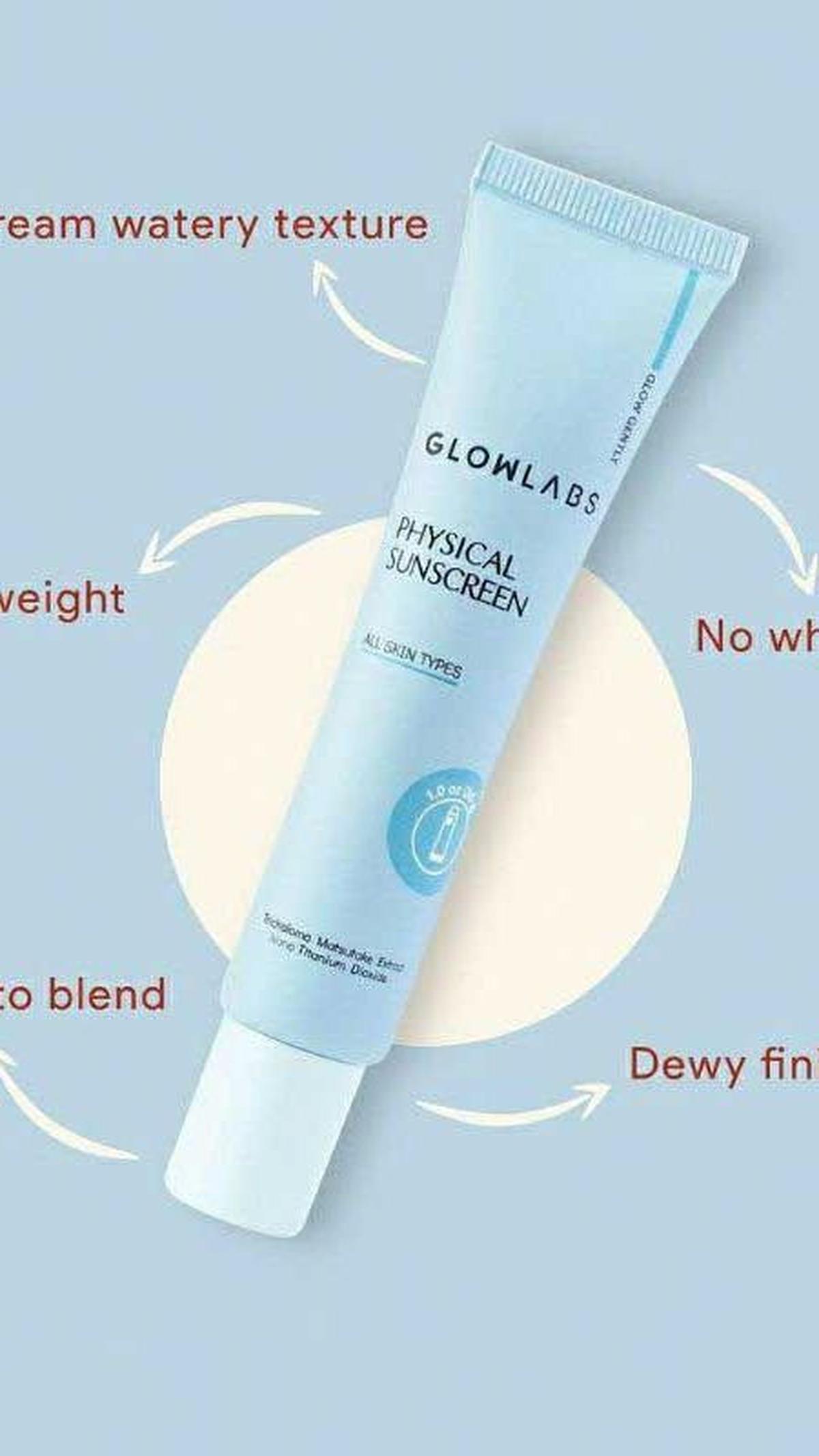 <b>Glowlabs Physical Sunscreen</b><br>