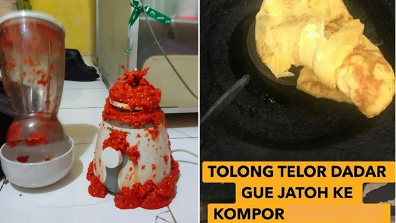 6 Momen Apes saat Memasak Ini Bikin Ketawa dan Kesal