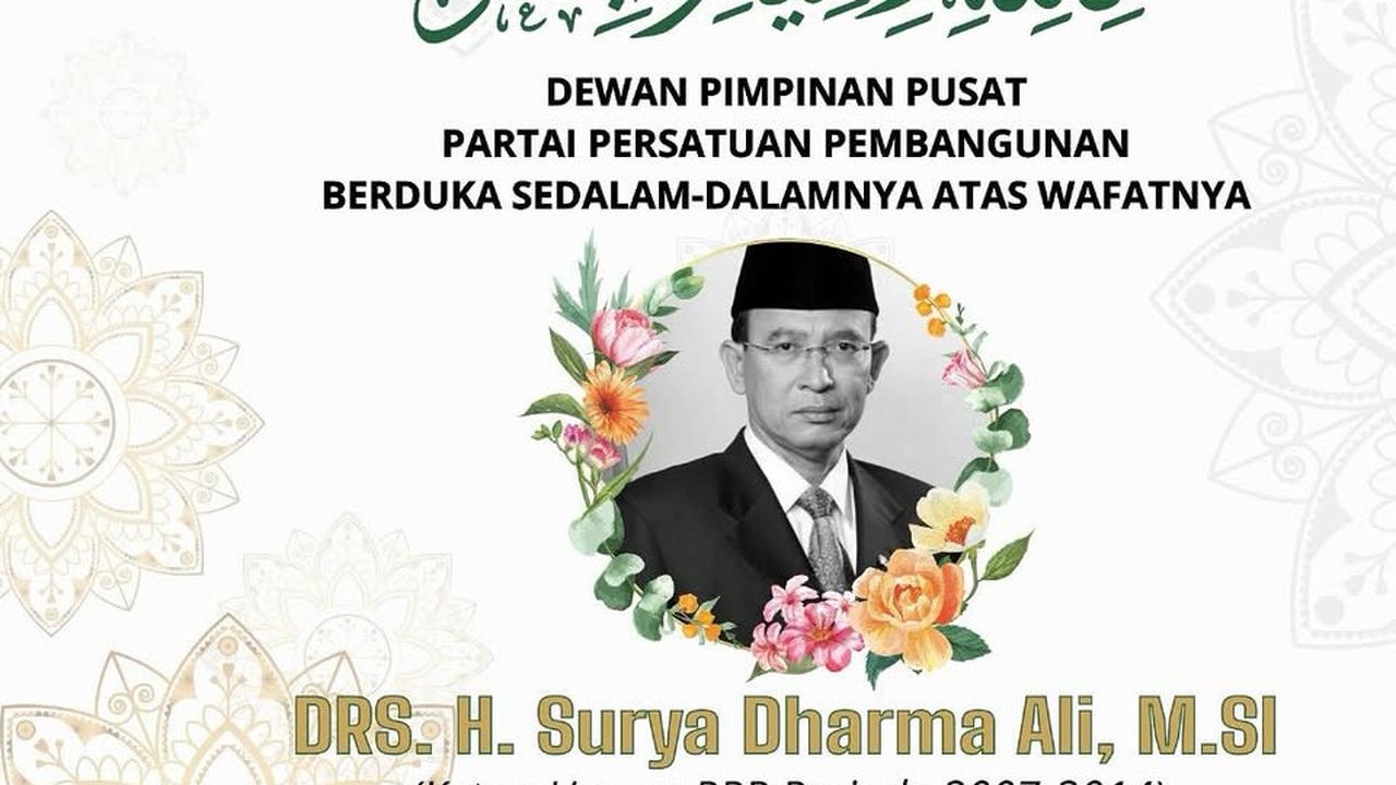 Jenazah Suryadharma Ali Batal Dimakamkan di Bekasi, Lokasi Pindah ke Kalibata