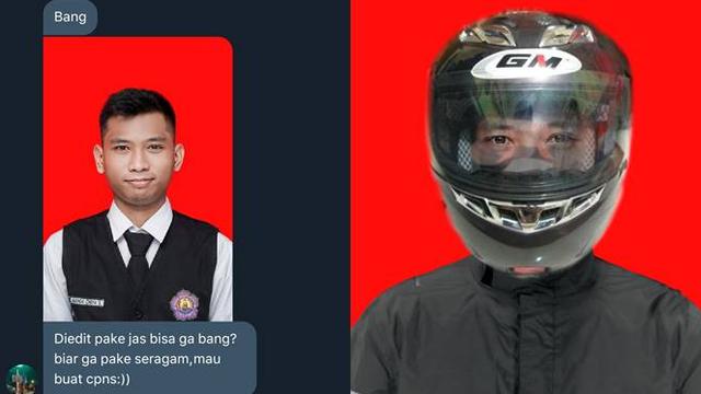 7 Editan Pas Foto Nyeleneh Ini Kocak, Ada yang Buat Daftar CPNS