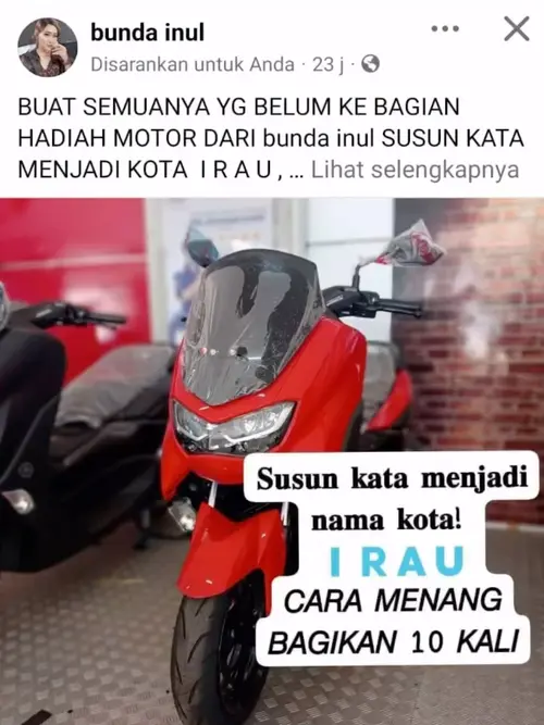 Inul Daratista Ngamuk Namanya Dicatut Penipuan Modus Bagi-bagi Motor,  Curhat Kerja Masih Pontang-panting - ShowBiz Liputan6.com